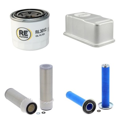 Filter Kit for John Deere 3325 Air Oil Fuel Filters with Yanmar Engine