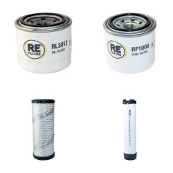 John Deere Tractor 4005 Filter Service Kit - Air, Oil, Fuel Filters