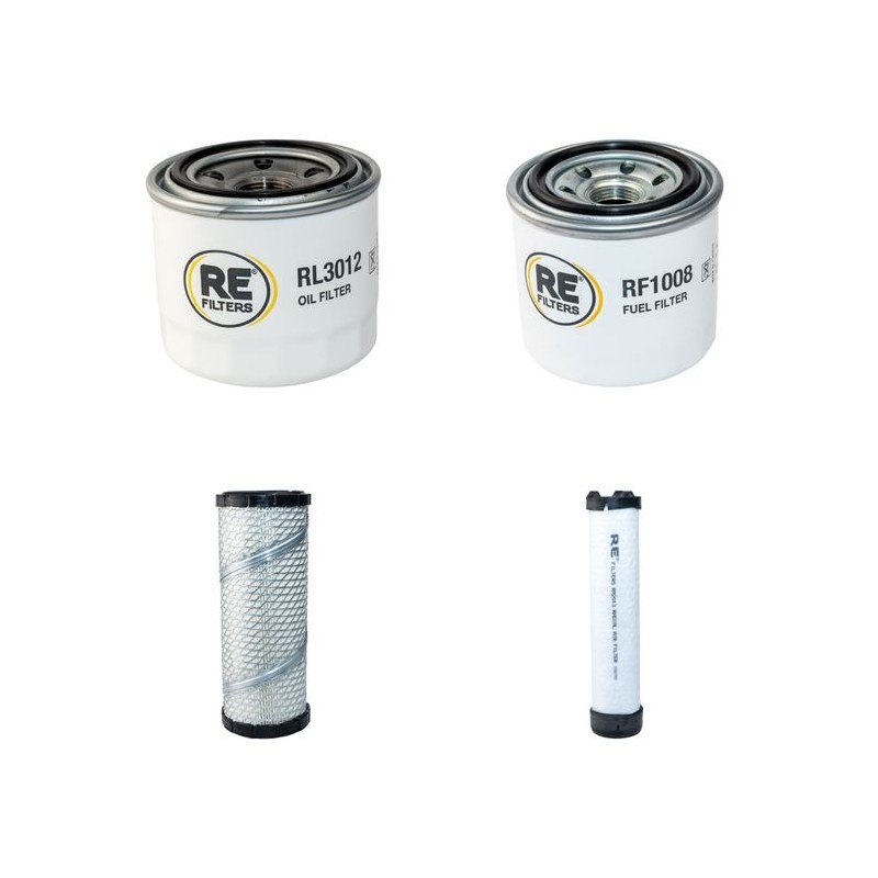 Filter Kit for John Deere Tractor 4005 - Air, Oil, Fuel Filters