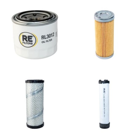JOHN DEERE 4400 HST Filter Service Kit Air Oil Fuel Filters w/Yanmar 3TNE 88 Eng.