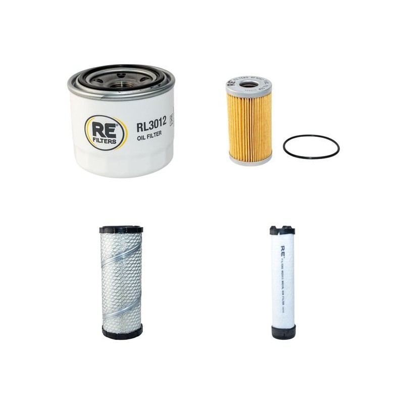 John Deere 4610 Filter Service Kit Air, Oil, Fuel Filters Only