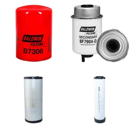 JOHN DEERE 4720 Filter Service Kit Air Oil Fuel Filters w/JOHN DEERE 4024TLV08 Eng.