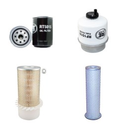 Filter Kit for John Deere 5400N (Schmallspur) Air Oil Fuel Filters with JD 3029TAT02 Engine