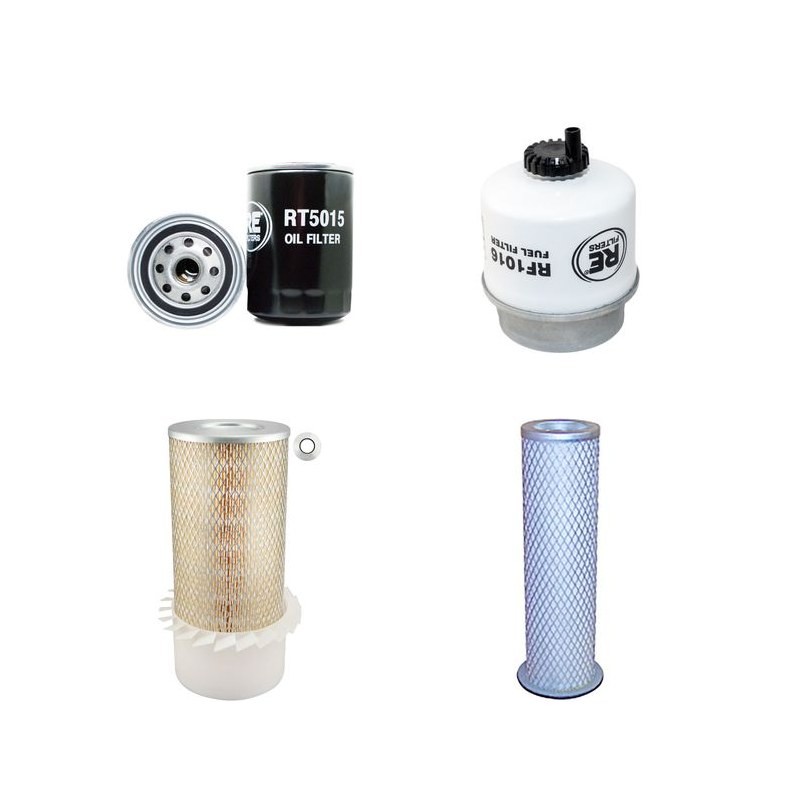 JOHN DEERE 5500 N Filter Service Kit Air Oil Fuel Filters w/CD 3028DAT/TAT Eng.