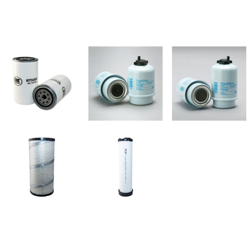 Caterpillar TH103 Filter Service Kit - Air - Oil - Fuel Filters