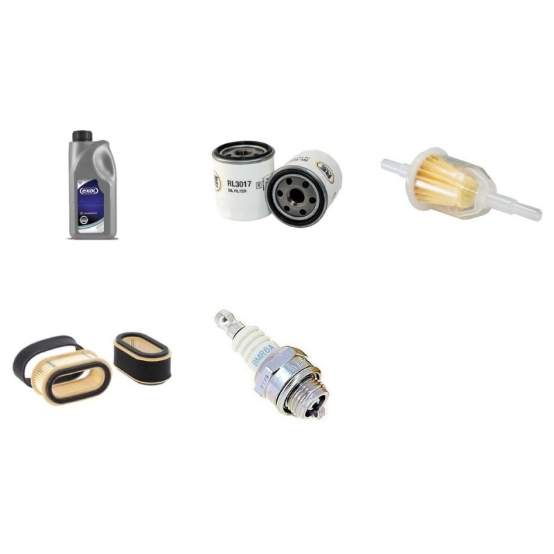 JOHN DEERE LX178, LX188 Filter Service Kit Air, Oil, Fuel, Spark Plugs, Oil 2L