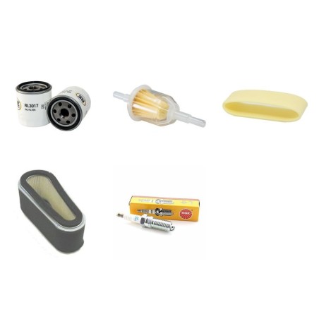 JOHN DEERE LX 186 Filter Service Kit w/Kawasaki FC / FD Eng.