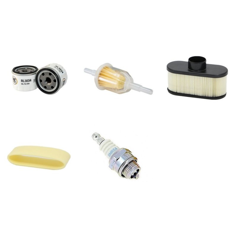 Filter Kit for John Deere X324, X360 Air, Oil, Fuel, Spark Plugs