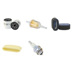 Filter Kit for John Deere X324, X360 X500 Air, Oil, Fuel, Spark Plug