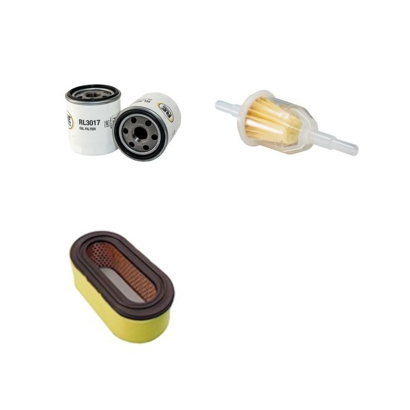 Filter Kit for John Deere X540 Air Oil Fuel Filters with Kawasaki FC 731V Engine