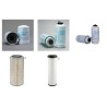 Filter Kit for John Deere 1450WTS Air Oil Fuel Filters with John Deere 6081H Engine Year 2005-