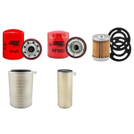 JOHN DEERE FORWARDER/TIMBERJACK 350 Filter Service Kit w/G.M. Eng.
