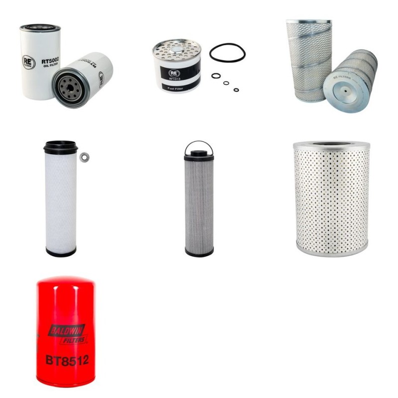 JOHN DEERE FORWARDER/TIMBERJACK 1210 Filter Service Kit w/Perkins 1006.6T Eng.