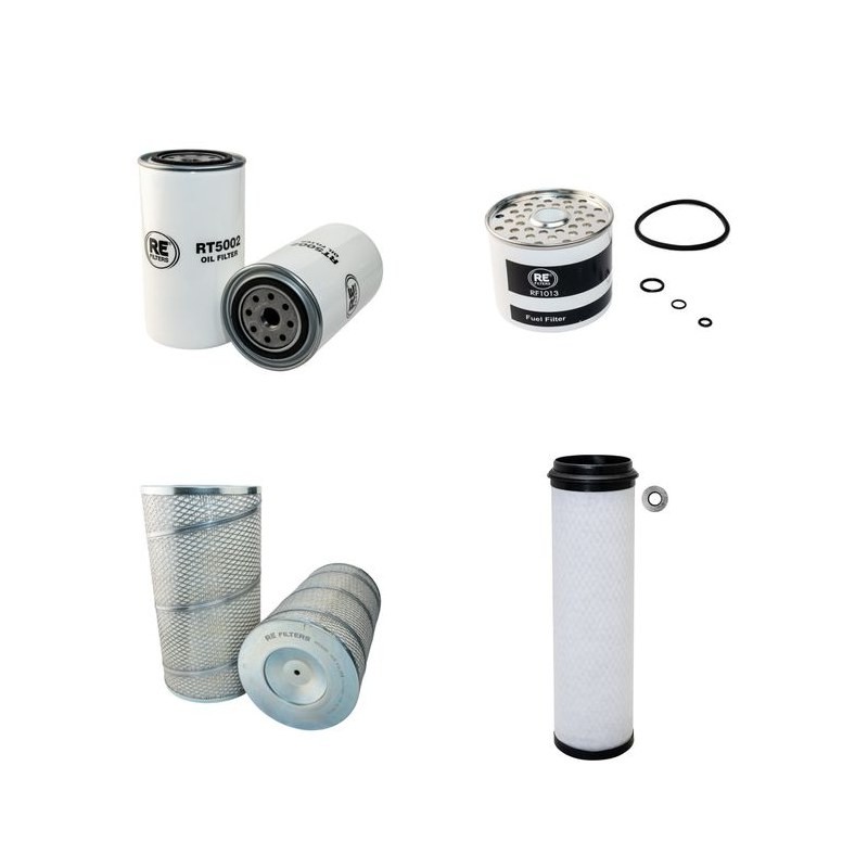 JOHN DEERE FORWARDER/TIMBERJACK 1210 Filter Service Kit Air Oil Fuel Filters w/Perkins 1006.6T Eng.