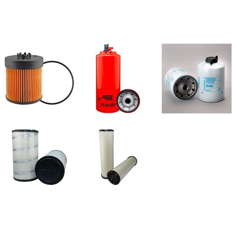 Filter Kit for John Deere Forwarder/Timberjack1270D Air Oil Fuel Filters with JD Engine