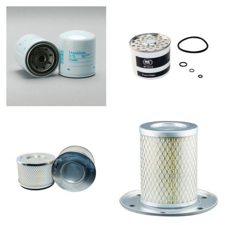 Filter kit suitable for CAT V130 with Perkins 4.236 Engine Air Oil Fuel Filters