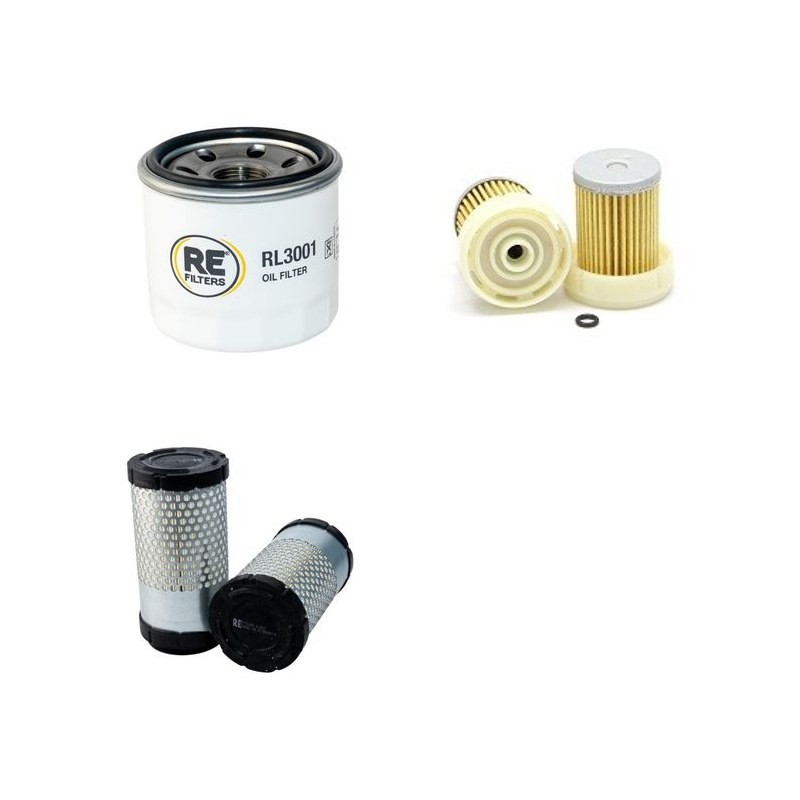 Filter Kit for Kubota B 1820 Air, Oil, Fuel Filters