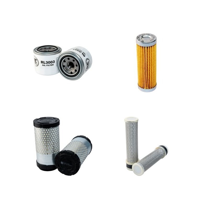 Kubota B21 Tractor Filter Service Kit - Air, Oil, Fuel Filters