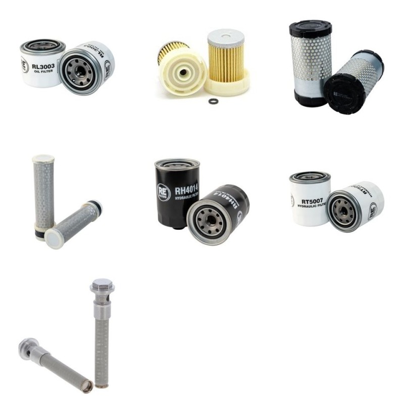 KUBOTA B 2410HSD Filter Service Kit w/Kubota D 1105 Eng.