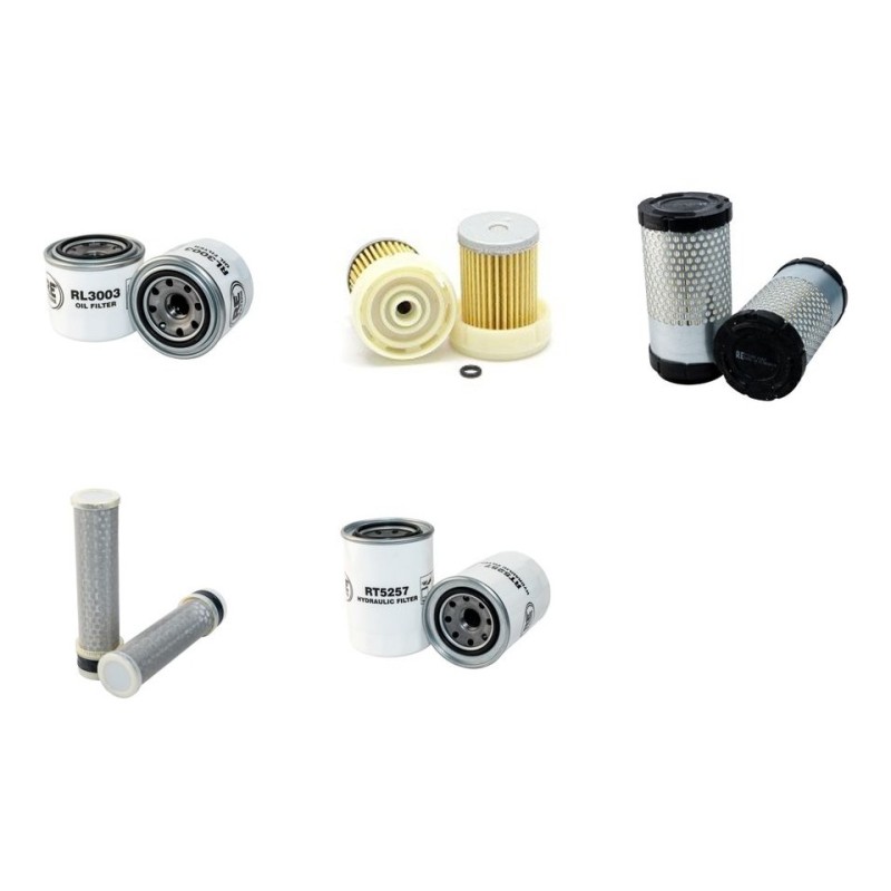 Filter Kit for Kubota B 2920HSD with Kubota D 1305-E3 Engine
