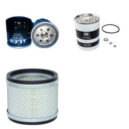 Filter kit suitable for CAT V35D with PEUGEOT XD3 Engine