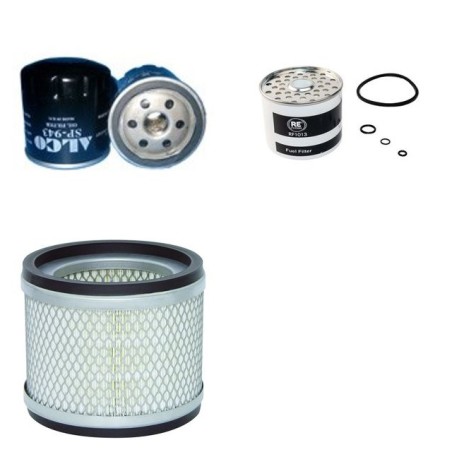 CAT V 40 C Filter Service Kit Air Oil Fuel Filters w/PEUGEOT  Eng.