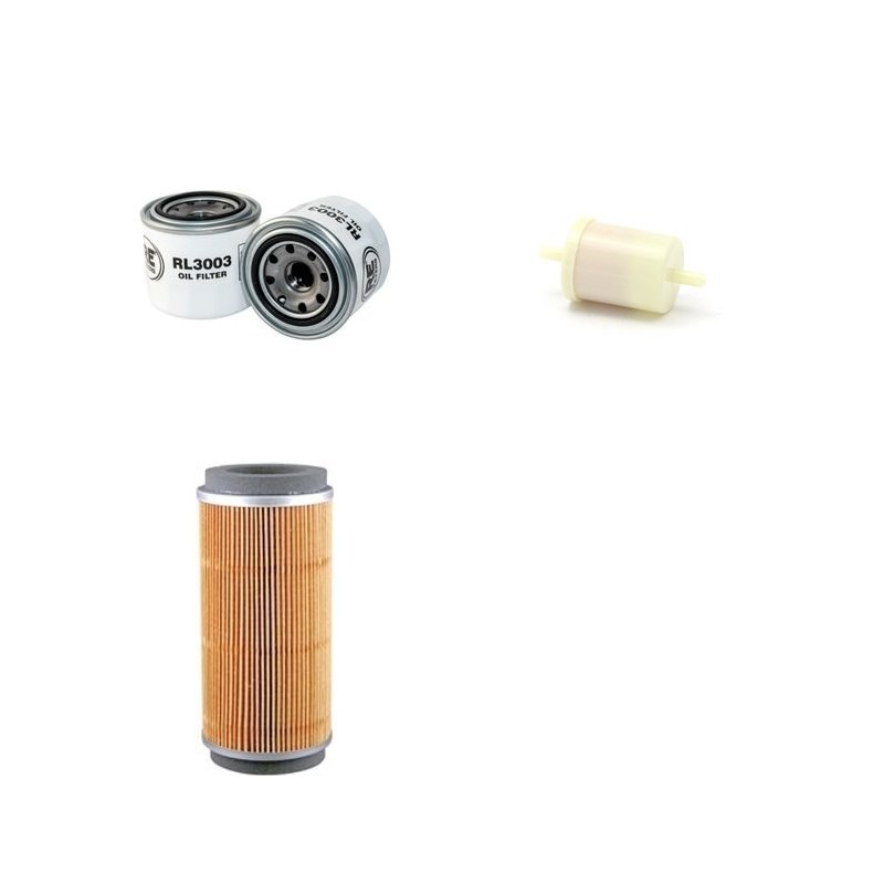 Kubota F2560 Filter Service Kit Air, Oil, Fuel Filters to S/N -50192
