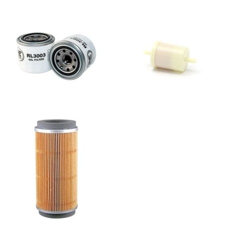 Filter Kit for Kubota F2560 Air, Oil, Fuel Filters to S/N -50192