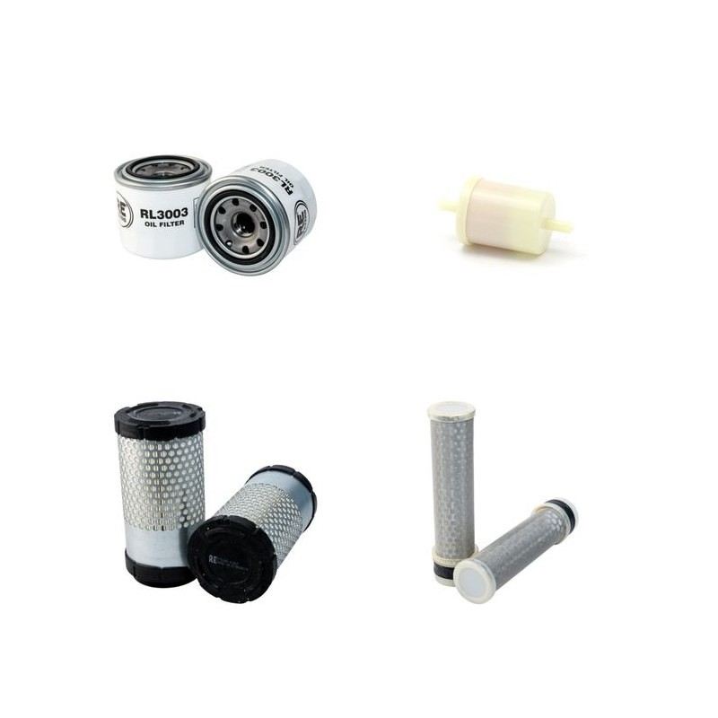 KUBOTA F 2680E Filter Service Kit Air Oil Fuel Filters w/Kubota D 1105E3FM3 Eng.