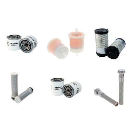 KUBOTA F 2880 Filter Service Kit w/Kubota D 1105E2FM2 Eng.