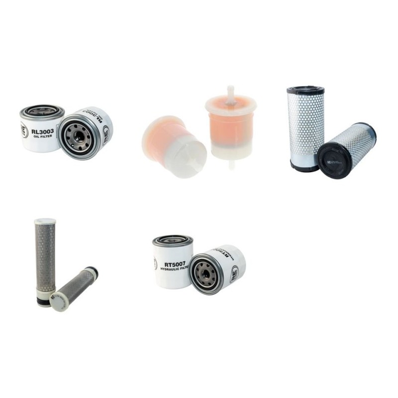 KUBOTA F2880 Filter Service Kit w Kubota D 1105E2FM2 Eng