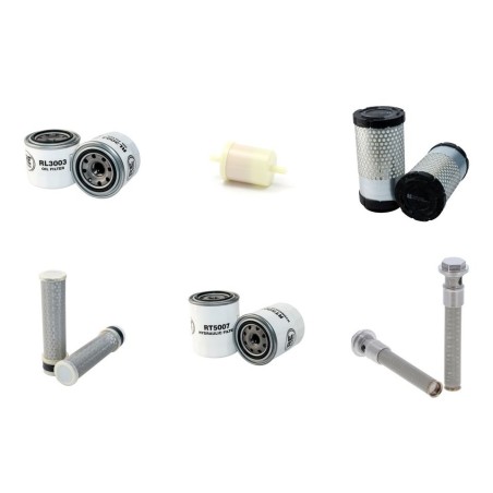 Filter Kit for Kubota F 2880 E with Kubota D 1105E2FM2 Engine