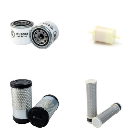 KUBOTA F 2880 E Filter Service Kit Air Oil Fuel Filters w/Kubota D 1105E2FM2 Eng.