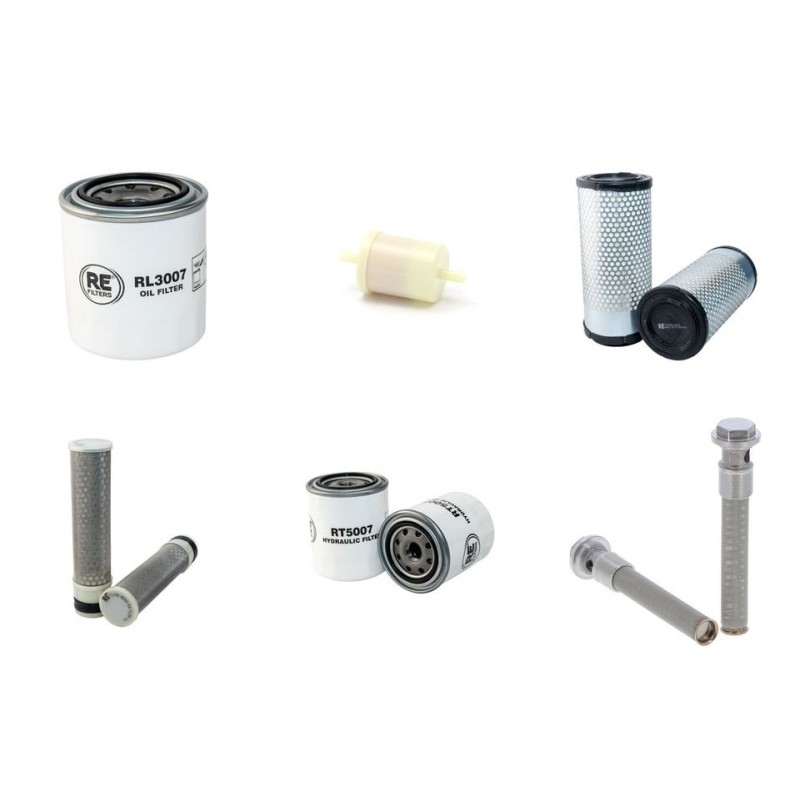 Filter Kit for Kubota F 3060 with Kubota V1305 Engine SN 10988-
