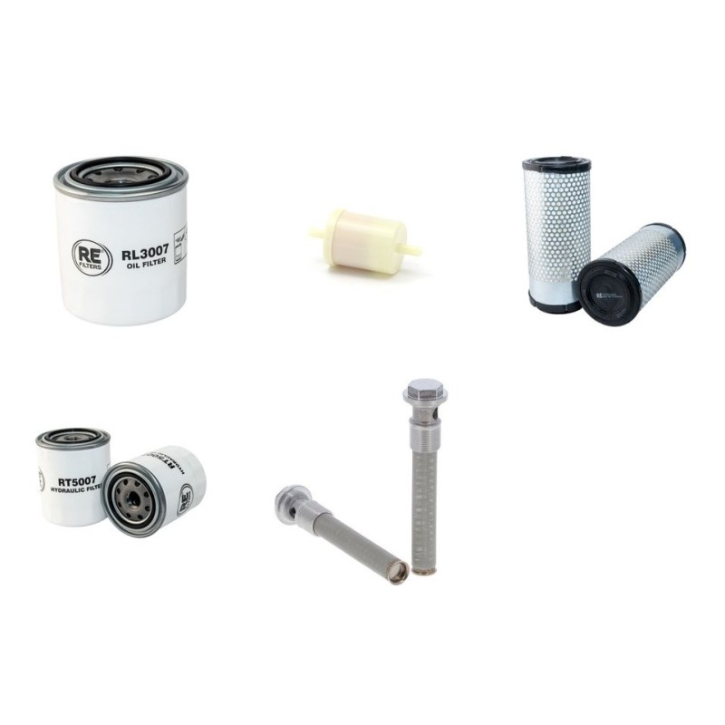 Filter Kit for Kubota F 3060-R with Kubota V 1305FM Engine SN 10988-