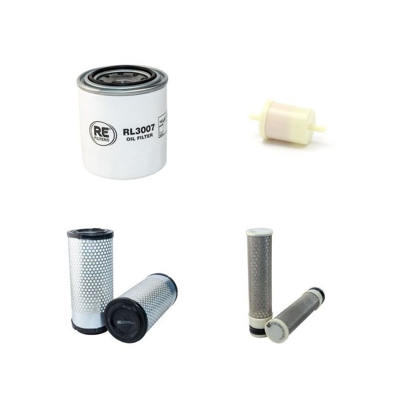 Filter Kit for Kubota F 3560 Air, Oil, Fuel Filters