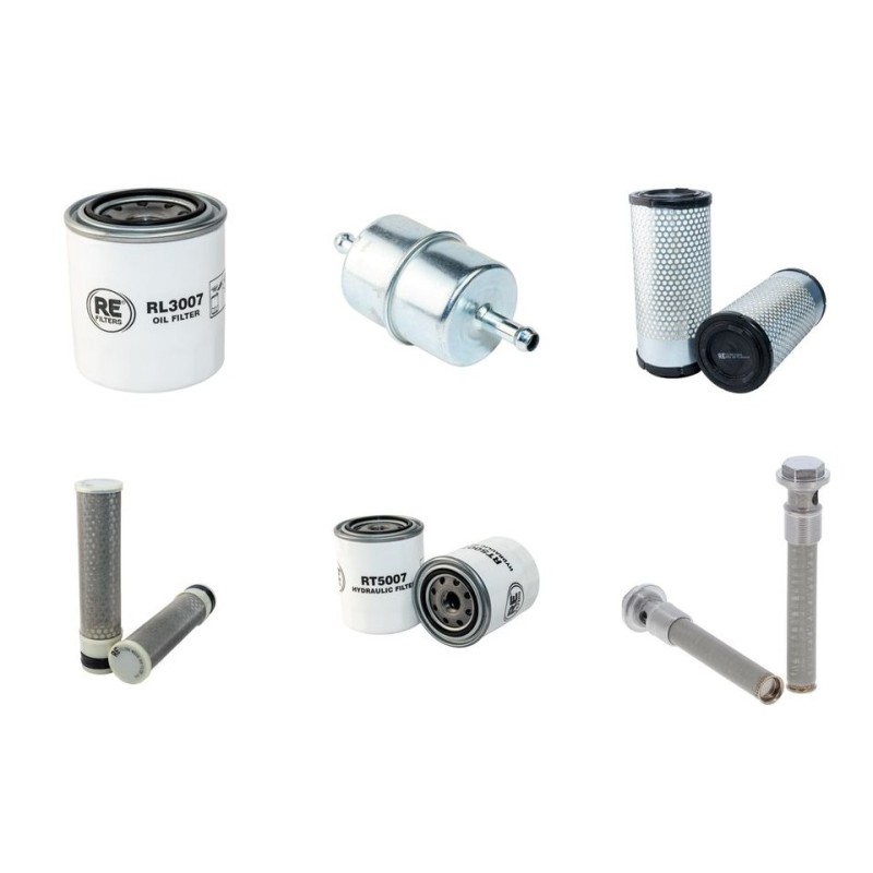 Filter Kit for Kubota F 3680 with Kubota V 1505E2FM3 Engine