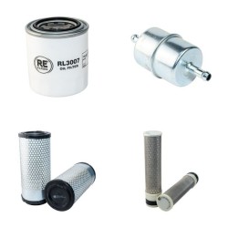 Kubota F3680 Filter Service Kit with Kubota V 1505E2FM3