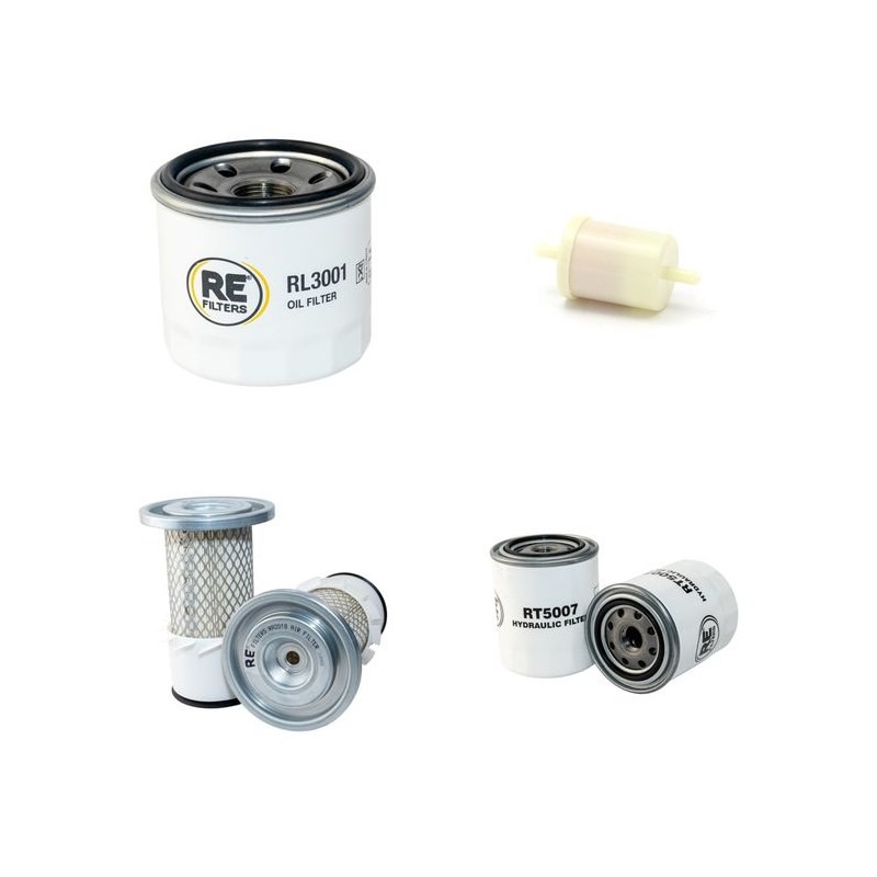 KUBOTA G 1900S Filter Service Kit w/Kubota D 722 Eng.