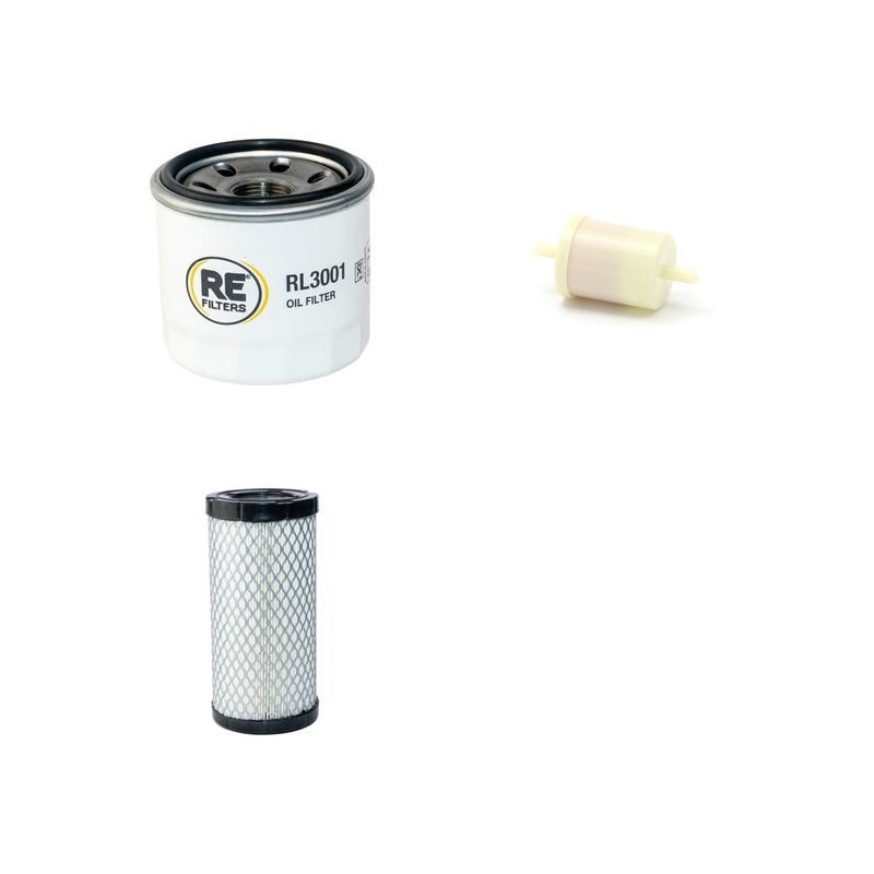 Filter Kit for Kubota G 2160-R48S Air Oil Fuel Filters with Kubota D 782 Engine