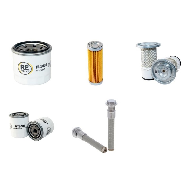 Filter Kit for Kubota G 6200H with Kubota D640 Engine