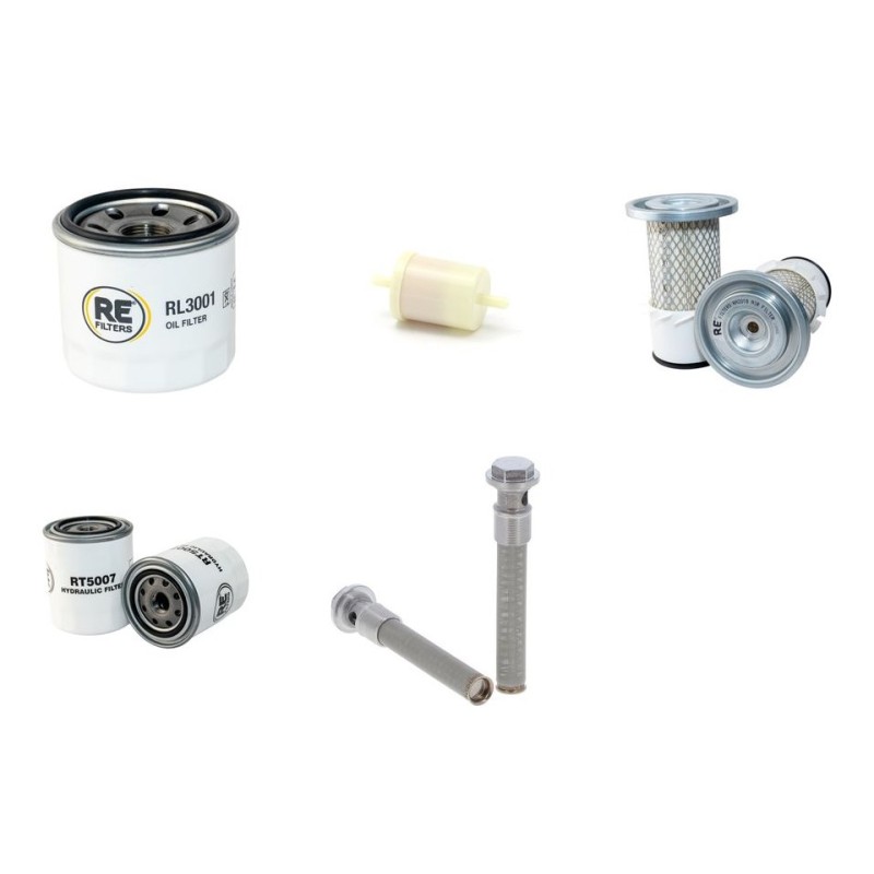 Kubota GF1800, GF1800E-R, GF1800R Filter Service Kit