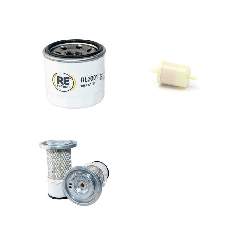 Filter Kit for Kubota GF1800, GF1800E-R, GF1800R Air, Oil, Fuel Filters