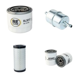 Kubota GR2110, GR2120 Filter Service with Kit Kubota D782