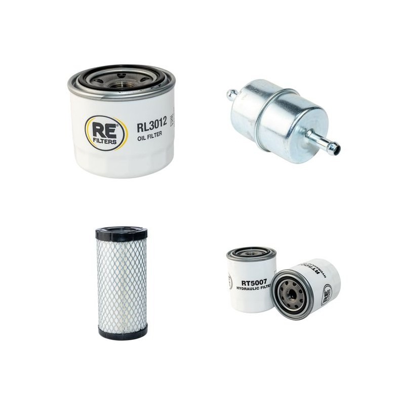Filter Kit for Kubota GR2110, GR2120 Filter Service with Kit Kubota D782 Engine