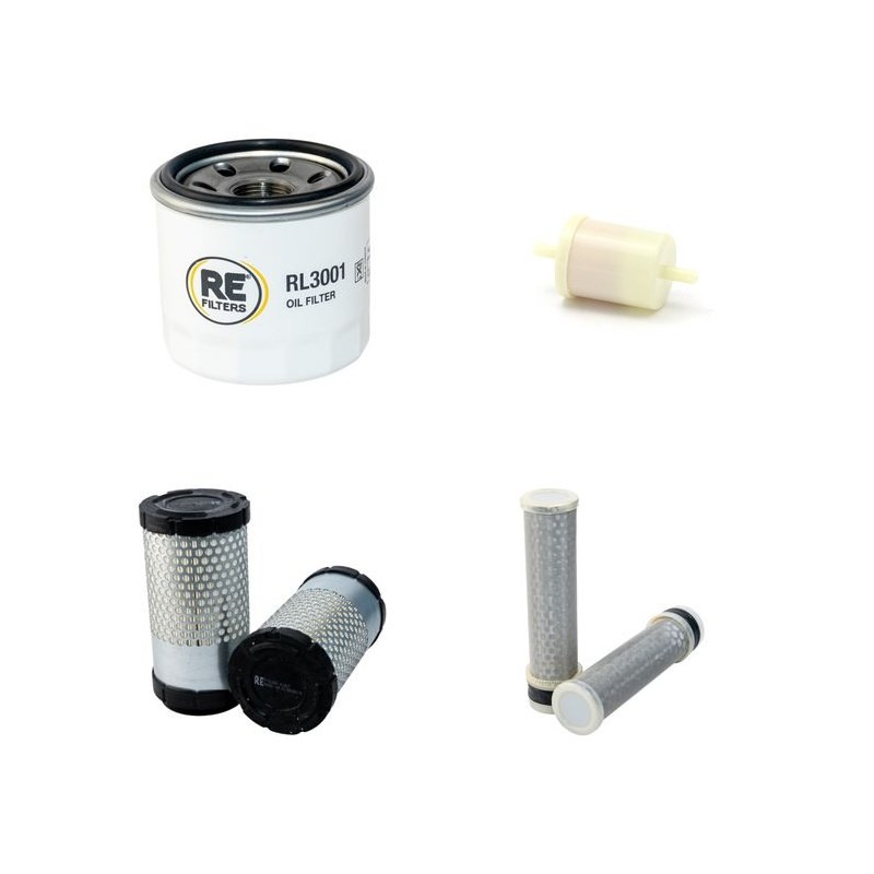 KUBOTA GZD 15 Filter Service Kit Air Oil Fuel Filters w/Kubota  Eng.
