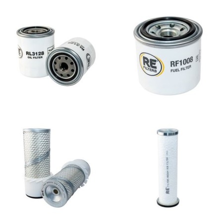 KUBOTA L 305 Filter Service Kit Air Oil Fuel Filters w/Kubota D 1301DA Eng.