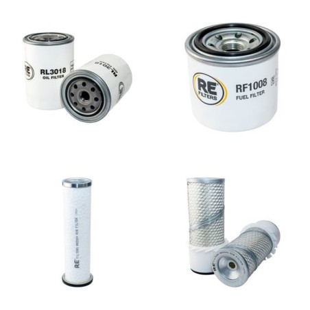 Filter Kit for Kubota L 345 with Kubota V 1501 Engine