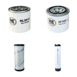 KUBOTA L2500 DT Filter Service Kit w Kubota D1403-AE Eng. SN Dual Air