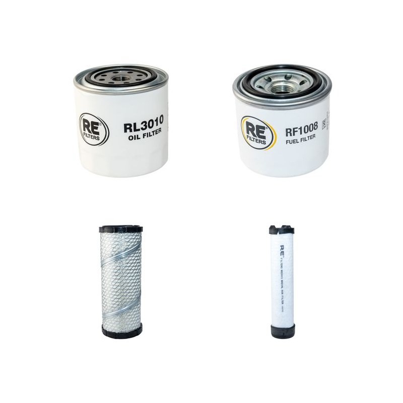 KUBOTA L2500 DT Filter Service Kit w Kubota D1403-AE Eng. SN Dual Air